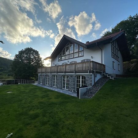 Ferienwohnung Blick Thyratal Stolberg i. Harz Esterno foto