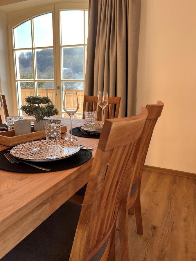 Ferienwohnung Blick Thyratal Stolberg i. Harz Esterno foto